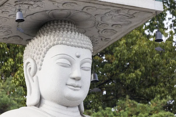 Bongeunsa tempel i stadsdelen gangnam i seoul, Republiken korea. — Stockfoto