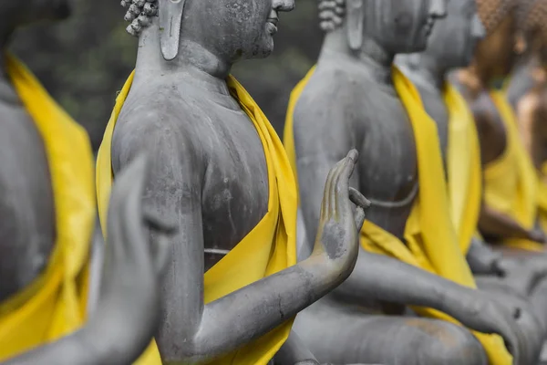 Estatuas de Buda en el Templo Seema Malaka, Colombo, Sri Lanka — Foto de Stock
