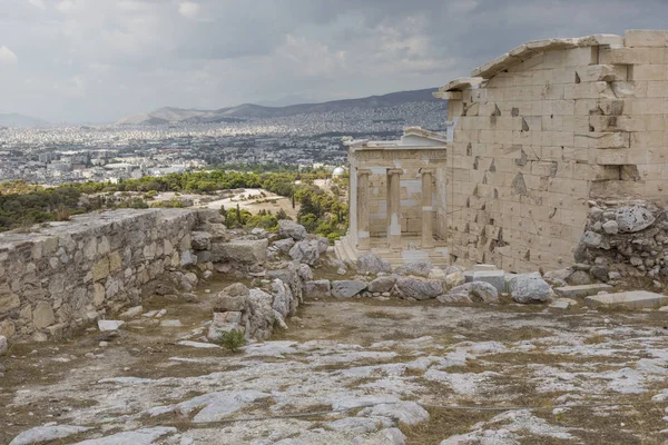 ATENAS - GRÉCIA - SETEMBRO 21,2016: Templo de Partenon no Ac — Fotografia de Stock