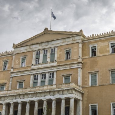 Atina - Yunanistan - Eylül 21,2016: Yunan Parlamentosu, Athe