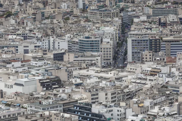 Athens, Griekenland - 21 September 2016: Luchtfoto van Athene, Gree — Stockfoto