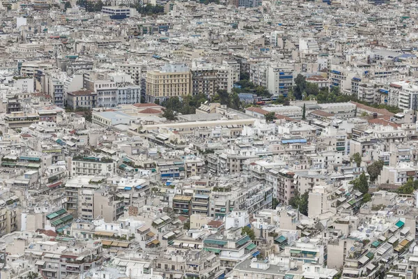 Athens, Griekenland - 21 September 2016: Luchtfoto van Athene, Gree — Stockfoto