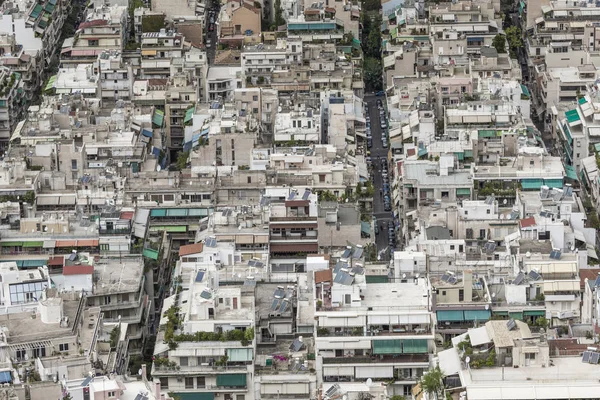 Athens, Griekenland - 21 September 2016: Luchtfoto van Athene, Gree — Stockfoto