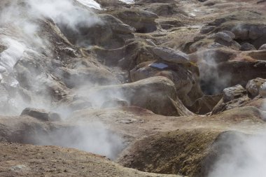 (Jeotermal alan) Şofben Sol de Manana Eduardo Avaroa Nationa