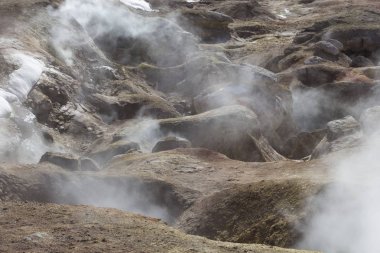 (Jeotermal alan) Şofben Sol de Manana Eduardo Avaroa Nationa