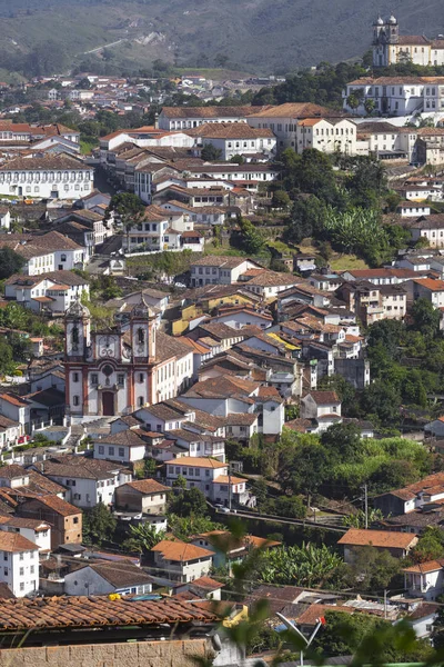 View of the unesco world heritage city of Ouro Preto in Minas Ge — Stock Photo, Image