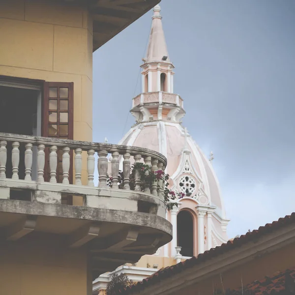 Utsikt over Cartagena de Indias, Colombia – stockfoto
