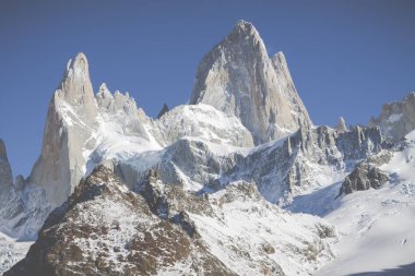 Sonbaharda Fitz Roy Moutain, Patagonia, El Chalten - Arjantin