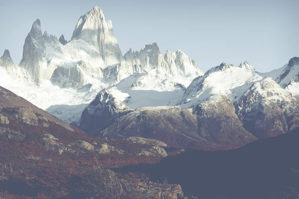 Autumn in Fitz Roy Moutain, Patagonia, El Chalten - Argentina — Stock Photo, Image