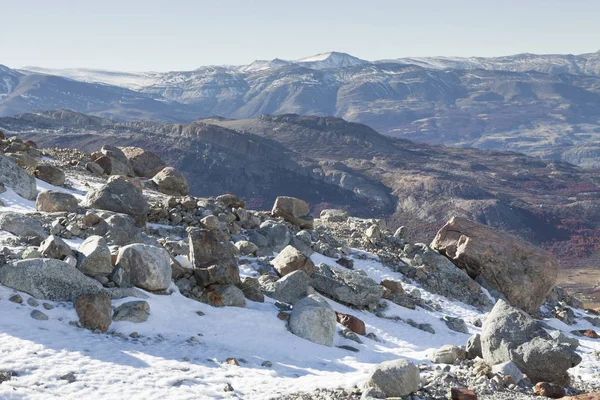 Осень в Fitz Roy Moutain, Патагония, Эль-Чалтен - Аргентина — стоковое фото