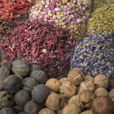 Dubai baharat Çarşısı veya eski Çarşısı Duba içinde geleneksel bir pazardır