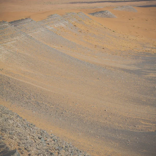 Sand dunes in the Sahara Desert, Morocco — Stock Photo, Image