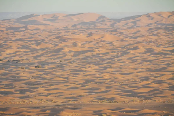 Dunas de areia no deserto do Saara, Marrocos — Fotografia de Stock