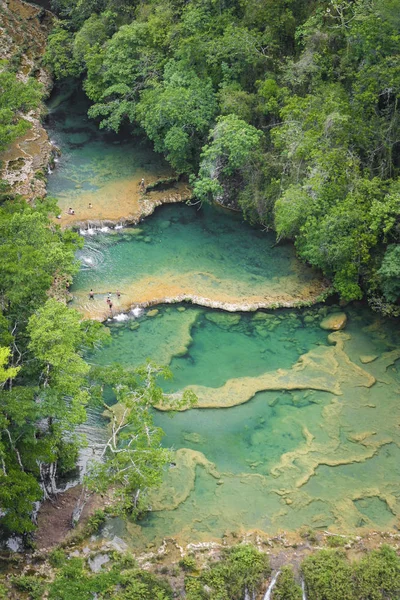 Semuc Champey, Lanquin, Guatemala, Central America — Stock Photo, Image