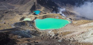 Zümrüt göller tongariro Ulusal Parkı, Yeni Zelanda