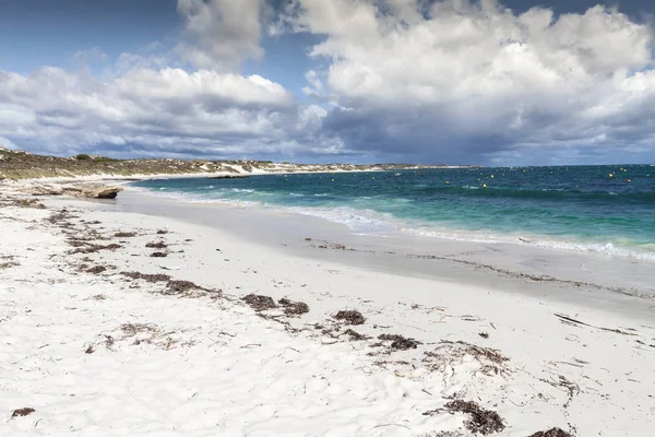 Vista panorâmica sobre uma das praias da ilha Rottnest, Australi — Fotografia de Stock