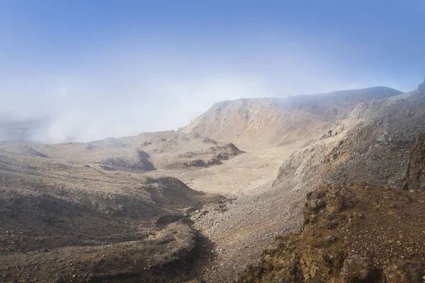 Vulcão Ngauruhoe (2291mt), Parque Nacional Tongariro, Islandia do Norte — Fotografia de Stock