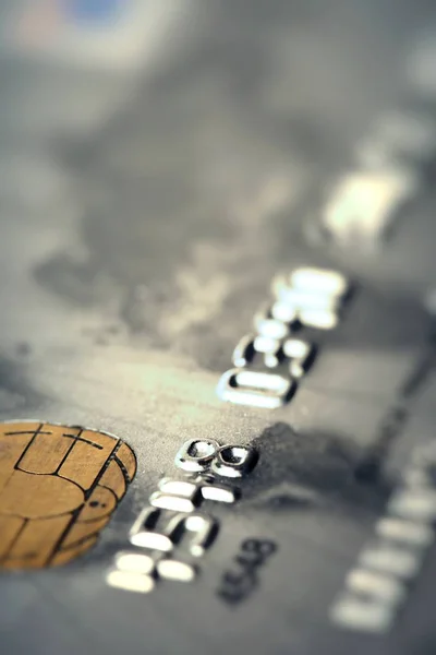 Credit Card Macro shot ( Selective Focus) — Stock Photo, Image