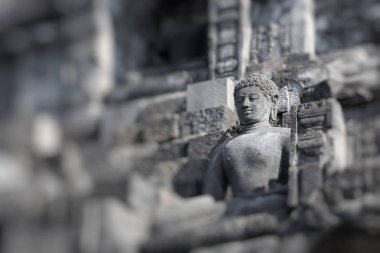 borobudur, Endonezya, Buda uçmuş görüntü 