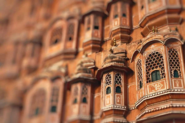 Hawa mahal, het paleis van winden, jaipur, rajasthan, india. — Stockfoto