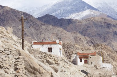 Leh Ladakh, Jammu ve Kashmir 'deki doğal manzara.