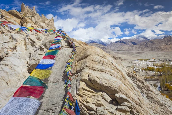 Přírodní krajina v Leh Ladakh, Džammú a Kašmíru, Indie — Stock fotografie