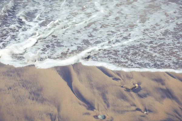 Anjuna beach berühmtes touristenziel, goa, indien — Stockfoto