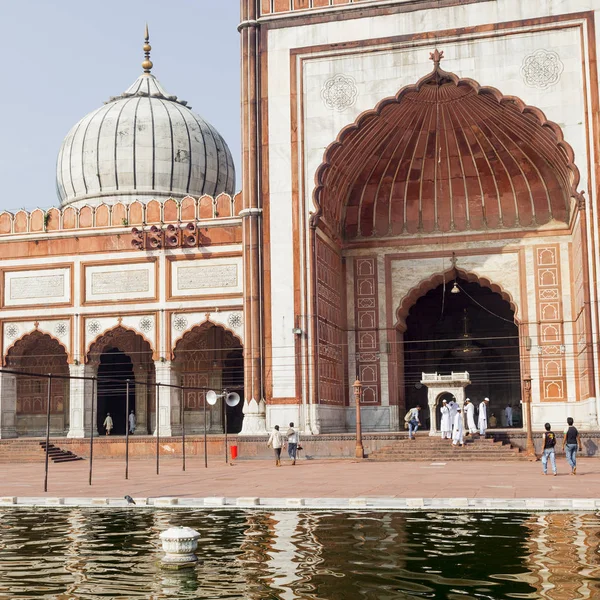 Індія - 12 жовтня 2013: Мечеть Джама Масджид в Делі. — стокове фото