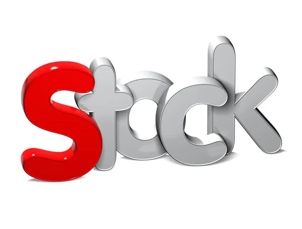 3D aplikace Word Stock nad bílým pozadím. — Stock fotografie