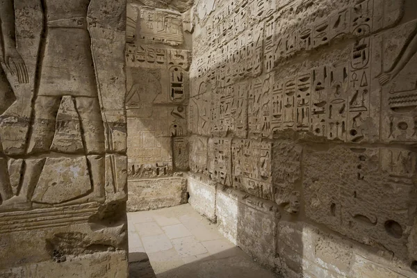 Tempel von medinet habu, gewidmet Ramses Iii. - Unesco-Welt — Stockfoto