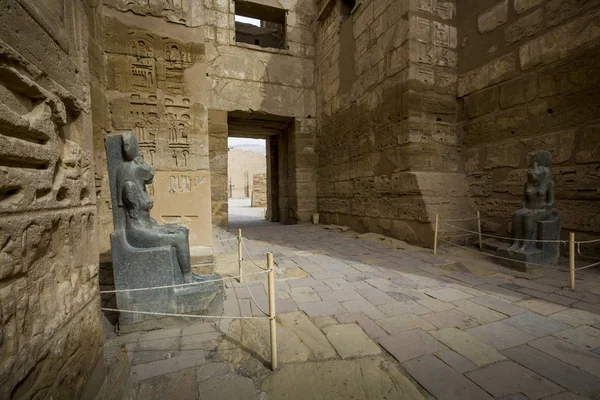 Храм Мединет-Хабу, посвященный Рамсесу III. - UNESCO World — стоковое фото