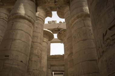 Karnak Tapınağı Luxor antik kalıntıları. Mısır