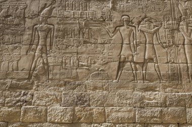 Karnak Tapınağı Luxor antik kalıntıları. Mısır