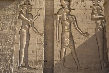 Aswan, E yakın göl Nasır Agilkia adada Elefantin Tapınağı