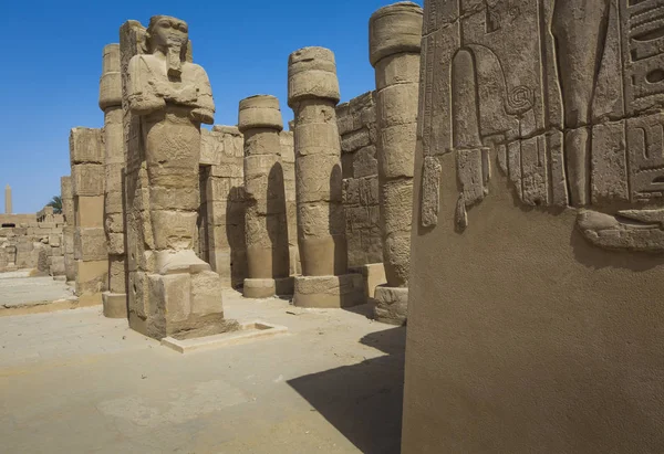 Ruinerna av Karnaktemplet i Luxor. Egypten — Stockfoto