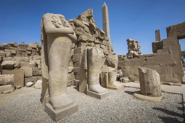 Karnak Tapınağı Luxor antik kalıntıları. Mısır