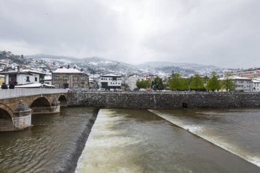 Saraybosna - Bosna-Hersek tarihi merkezi görünümü