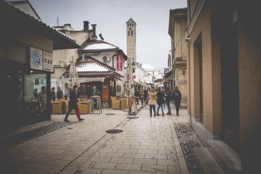 Saraybosna - Bosna-Hersek tarihi merkezi görünümü