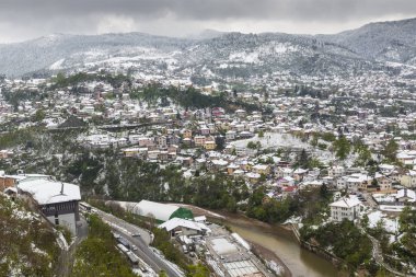Saraybosna eski şehir merkezi. Saraybosna Bosna başkenti şehir içinde olduğunu 