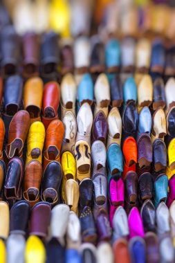 renkli Fas terlik, marrakesh