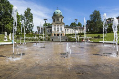 LADEK ZDROJ, POLAND - JUNI 05, 2017: Ladek Zdroj is a town in Kl