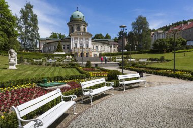 LADEK ZDROJ, POLAND - JUNI 05, 2017: Ladek Zdroj is a town in Kl