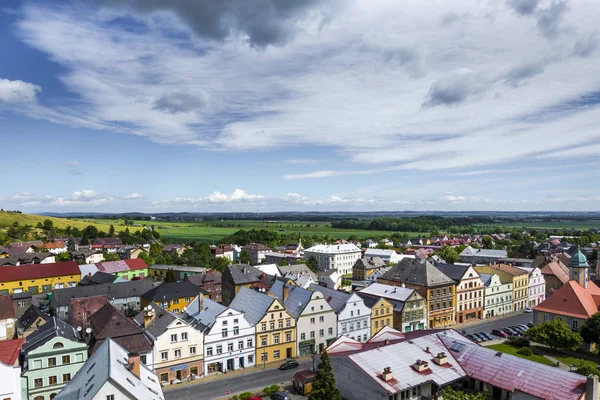 JAVORNIK - CZECH REPUBLIC - JUNE 07, 2017: Summer View of Javorn — Stock Photo, Image