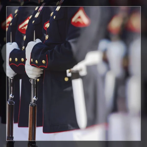 Marinekorps der Vereinigten Staaten. Glücklicher Veteranentag. — Stockfoto