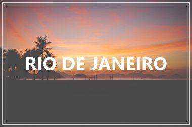 Rio de Janeiro 'da. Ipanema Sahili.