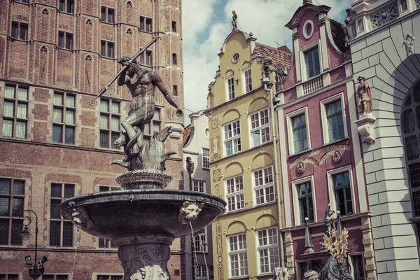 Cidade velha de Gdansk, Polônia . — Fotografia de Stock