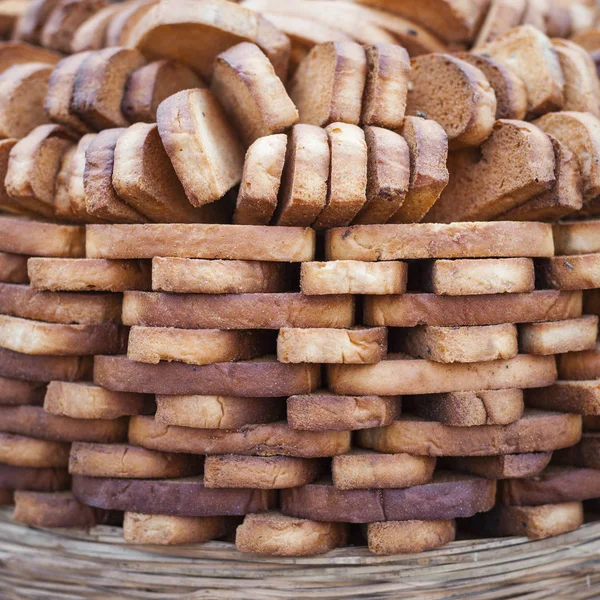 Inde pain au marché de rue local . — Photo