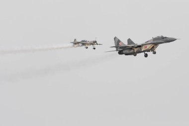 Radom, Polonya - 26 Ağustos: Polonya Hava Kuvvetleri, Mig 29 Fulcrum ve