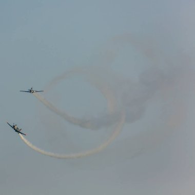 Radom, Polonya - 26 Ağustos: Orlik (Polonya) akrobasi ekran takım