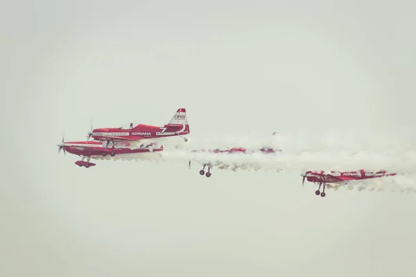 Radom, Polen - 26 augustus 2017: Aerobatic groepsvorming "Zela — Stockfoto